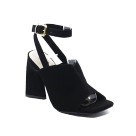 Sandália Salto Alto Lu Rezende Feminino Preto