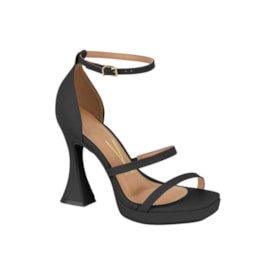 Sandalia Salto Alto Taça Vizzano Feminino Preto
