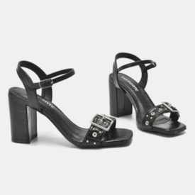 Sandália Salto Alto Via Marte Feminino Preto