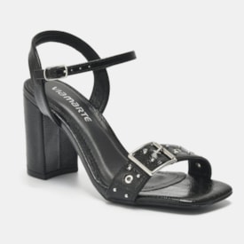 Sandália Salto Alto Via Marte Feminino Preto