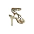 Sandália Salto Alto Vizzano Feminina Dourado