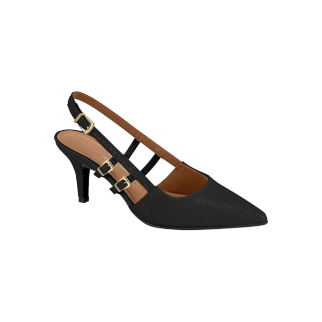 Sandália Salto Alto Vizzano Feminina Preto