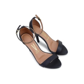 Sandália Salto Alto Vizzano Feminina Preto