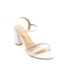 Sandália Salto Alto Vizzano Feminino Branco Off