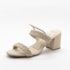 Sandália Salto Baixo Dakota Feminina Creme