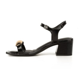 Sandalia Salto Baixo Dakota Feminino Preto