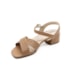 Sandália Salto Baixo Modare Feminino Camel