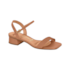 Sandália Salto Baixo Vizzano Feminina Camel
