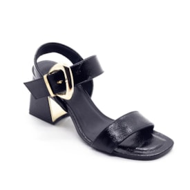 Sandália Salto Médio Bebecê Feminino Preto