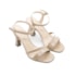 Sandália Salto Médio Lu Rezende Feminina Naturallis Amendoa