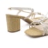Sandália Salto Médio Lu Rezende Feminina Naturallis Off White
