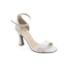 Sandália Salto Médio Lu Rezende Feminina Off White