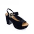 Sandália Salto Médio Lu Rezende Feminino Preto