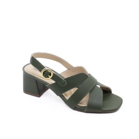 Sandália Salto Médio Modare Feminina Oliva Sandália Salto Médio Modare Feminina Oliva