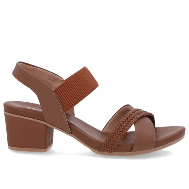 Salto Anabela Usaflex Sandalias Salto Confortavel Sandália Salto