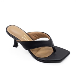 Sandália Salto Médio Vizzano Feminina Preto Sandália Salto Médio Vizzano Feminina Preto