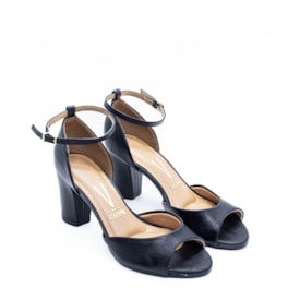 Sandália Salto Médio Vizzano Feminino Preto