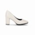 Sandalia Salto Piccadilly Feminina Off White