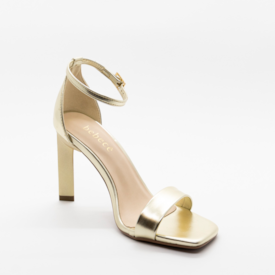 Sandalia Sandalia Alto Bebecê Feminina Dourado