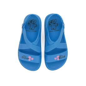 Sandália Stitch Grendene Feminina Infantil Azul