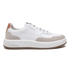 Sapatênis Casual Democrata Masculino Off White