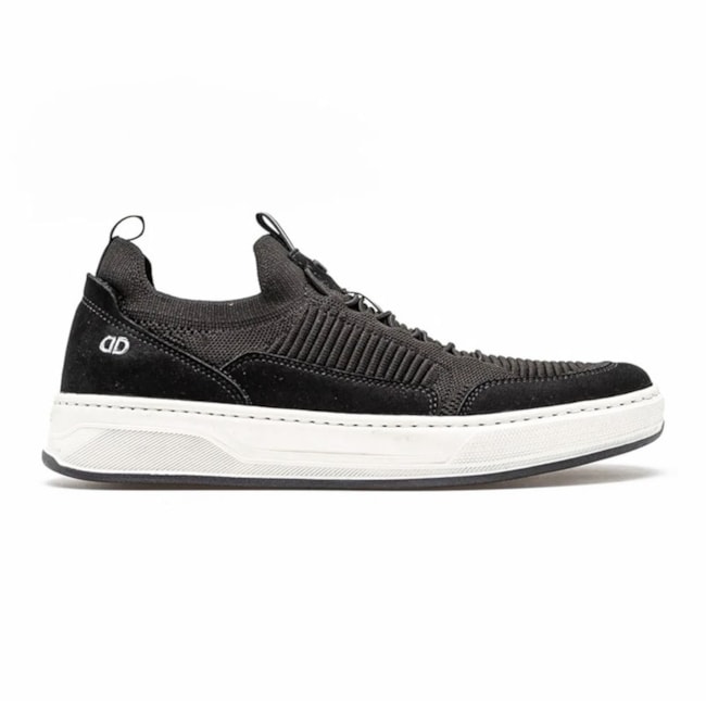 Sapatênis Denim Bold Democrata Masculino Preto