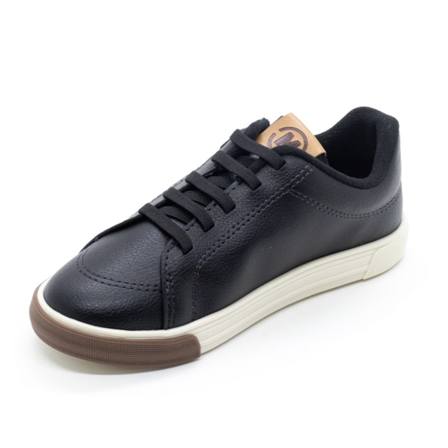 Sapatenis Molekinho Infantil Masculino Preto