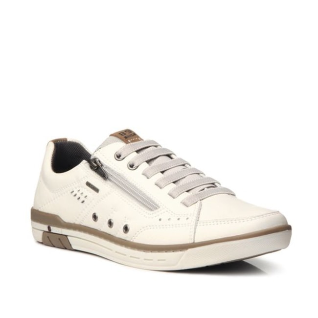 Sapatenis Pegada Em Couro Masculino Milk