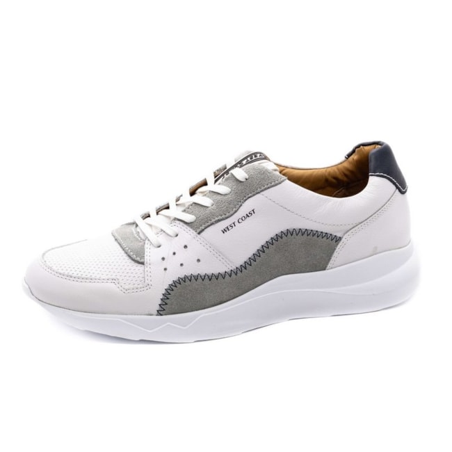 Sapatenis West Coast Masculino Branco