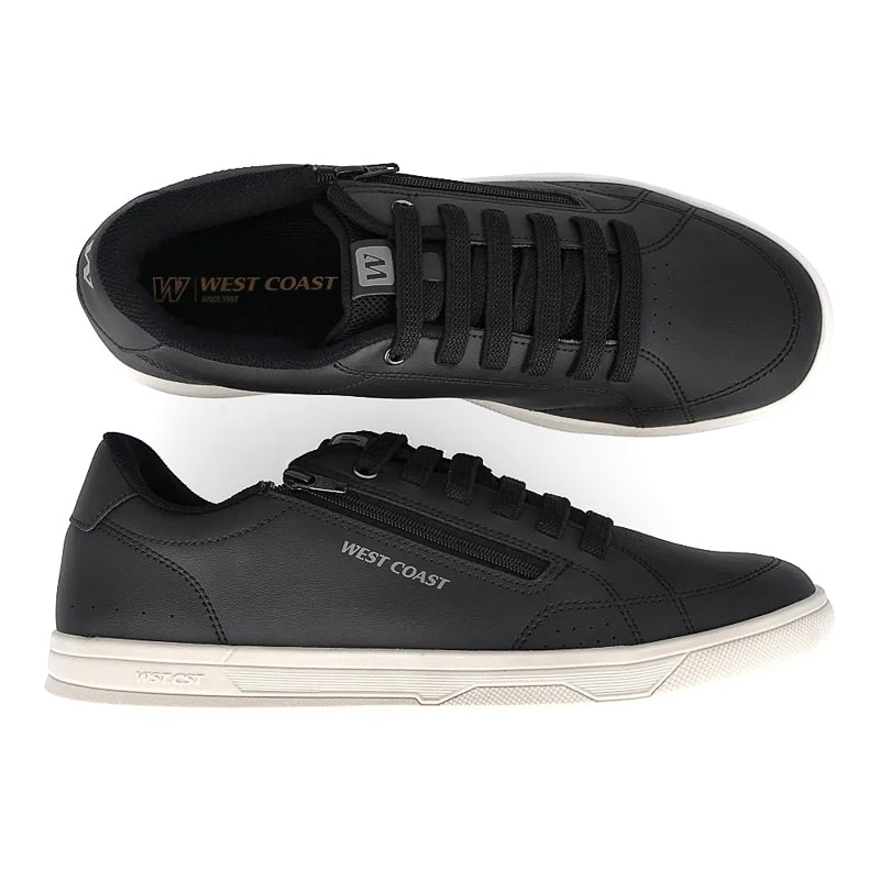 Sapatênis West Coast Masculino Preto - Lumman