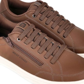 Sapatênis West Coast Wc 262 Vigo Masculino Camel