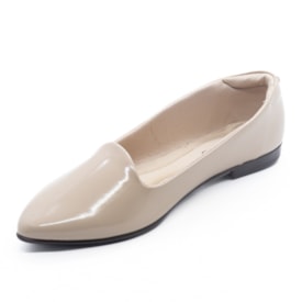 Sapatilha Bico Fino Beira Rio Feminina Bege