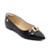 Sapatilha Bico Fino Lu Rezende Feminino Preto