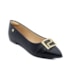 Sapatilha Bico Fino Lu Rezende Feminino Preto