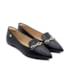Sapatilha Bico Fino-Lu Rezende Feminino Preto