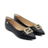 Sapatilha Bico Fino Lu Rezende Feminino Preto