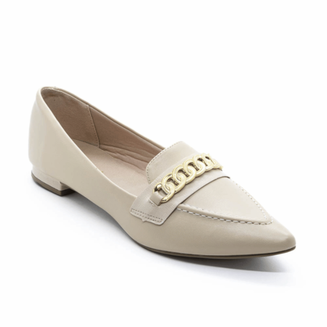 Sapatilha Bico Fino Sua Cia Feminino Areia