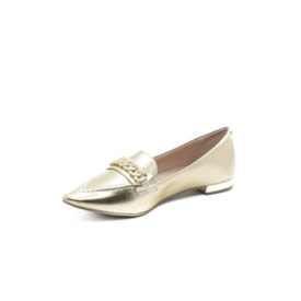 Sapatilha Bico Fino Sua Cia Feminino Ouro Light
