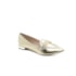 Sapatilha Bico Fino Sua Cia Feminino Ouro Light