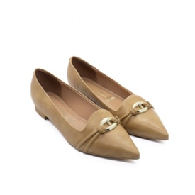 Sapatilha Bico Fino Vizzano Feminino Areia