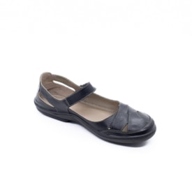 Sapatilha Bico Redondo J Gean Feminina Preto