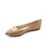 Sapatilha Bico Redondo Lu Rezende Feminino Capuccino