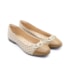 Sapatilha Bico Redondo Lu Rezende Feminino Cream