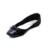 Sapatilha Bico Redondo Moleca Feminina Preto