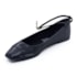 Sapatilha Bico Redondo Moleca Feminina Preto