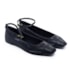 Sapatilha Bico Redondo Moleca Feminina Preto