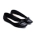Sapatilha Bico Redondo Moleca Feminina Preto