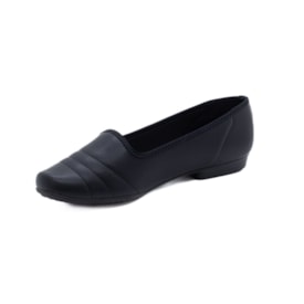 Sapatilha Bico Redondo Piccadilly Feminino Preto