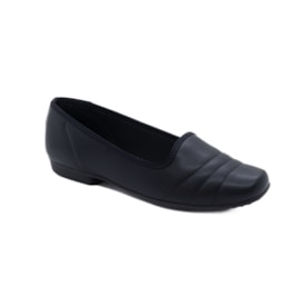 Sapatilha Bico Redondo Piccadilly Feminino Preto