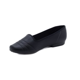 Sapatilha Bico Redondo Piccadilly Feminino Preto
